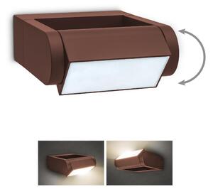 Brilagi - LED Vonkajšie nástenné svietidlo CROTONE LED/7W/230V hnedá IP54