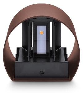 Brilagi - LED vonkajšie nástenné svietidlo RONDO LED/6W/230V hnedé IP54