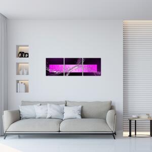 Abstraktný obraz do obývačky (Obraz 90x30cm)