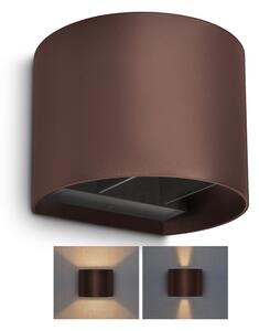 Brilagi - LED vonkajšie nástenné svietidlo RONDO LED/6W/230V hnedé IP54