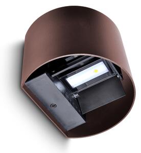 Brilagi - LED vonkajšie nástenné svietidlo RONDO LED/6W/230V hnedé IP54