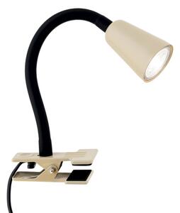 Orion - Flexibilná stolná lampa so svorkou DOTTY 1xGU10/10W/230V béžová/čierna