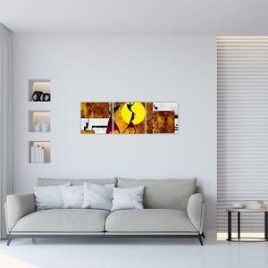 Moderné abstraktné obrazy (Obraz 90x30cm)