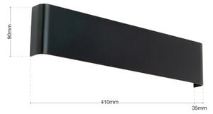 Orion - LED nástenné svietidlo ACCENT LED/14W/230V čierne