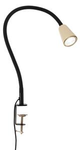 Orion - Flexibilná stolná lampa so svorkou DOTTY 1xGU10/10W/230V béžová/čierna