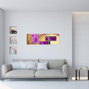 Abstrakcia - moderné obrazy (Obraz 90x30cm)