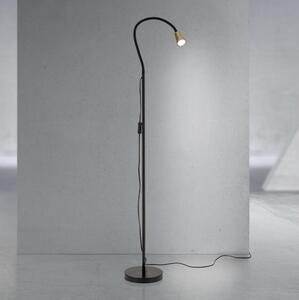 Orion - Flexibilná stojacia lampa DOTTY 1xGU10/10W/230V čierna/mosadz