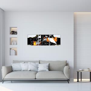 Abstrakcie - obraz na stenu (Obraz 90x30cm)