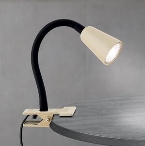 Orion - Flexibilná stolná lampa so svorkou DOTTY 1xGU10/10W/230V béžová/čierna
