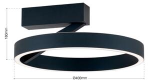 Orion - LED stropné svietidlo KOLK LED/40W/230V 2700/3000/4000K pr. 40 cm čierne