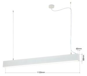 Orion - LED stropné/závesné svietidlo 2 v 1 PALKKI LED/38W/230V 3000/4000/5000K biela