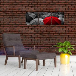 Obraz dáždnikov (Obraz 90x30cm)