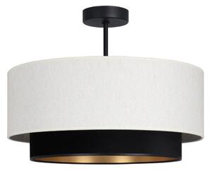 Prisadený luster NATIA 1xE27/60W/230V priemer 45 cm biela/čierna