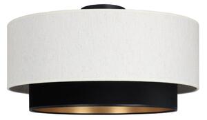 Stropné svietidlo NATIA 1xE27/60W/230V pr. 45 cm biela/čierna