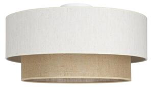 Stropné svietidlo NATIA 1xE27/60W/230V pr. 45 cm biela/hnedá