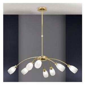 Orion - Luster na tyči CARLA 8xG9/28W/230V zlatý