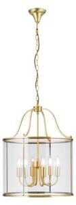 Orion - Luster na reťazi BRUNO 6xE14/40W/230V priemer 43 cm zlatý