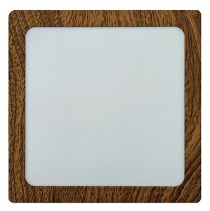 LED Stropné svietidlo BLOCK LED/12W/230V 4200K 16,3x16,3 cm hnedá