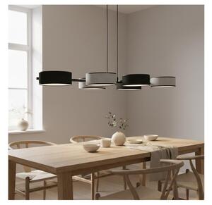 Závesný luster na lanku DRUMZ 6xE14/10W/230V čierna/šedá