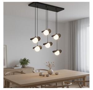 Luster na lankách RITUAL 6xG9/8W/230V čierna
