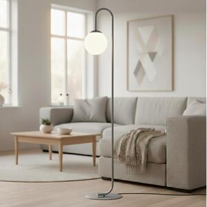 Stojacia lampa FLOR 1xE14/10W/230V sivá