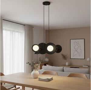 Luster na lanku MODEL 4xG9/8W/230V čierna