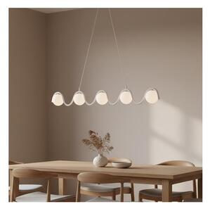 Luster na lanku SINUS 5xG9/8W/230V biely