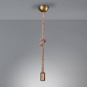 Závesná lampa Rope dekoratívne lano 1-plameňová