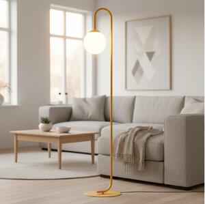 Stojacia lampa FLOR 1xE14/10W/230V oranžová