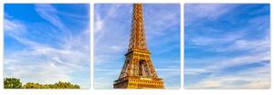Obraz: Eiffelova veža, Paríž (Obraz 90x30cm)