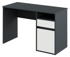 NovýNábytok.sk PC stolík Bolegy (grafit + biela) . Vlastná spoľahlivá doprava až k Vám domov. 1116254