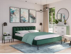 Čalúnená posteľ MILAN rozmer 180x200 cm Zelená