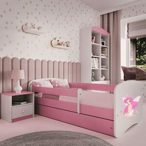Detská posteľ Ourbaby Leny ružová 140x70 cm