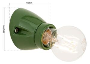 Orion - Nástenné svietidlo FROST 1xE27/60W/230V zelené