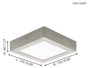 Eglo 94524 - LED stropné svietidlo FUEVA 1 LED/10,9W/230V
