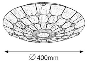Brilagi - Tiffany vitrážové stropné svietidlo DORAN 2xE27/60W/230V