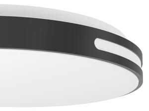 Eglo 300687-LED RGBW stmievateľné stropné svietidlo MONTEGRANARO-Z LED/18,5W/230V čierna + diaľkové ovládanie