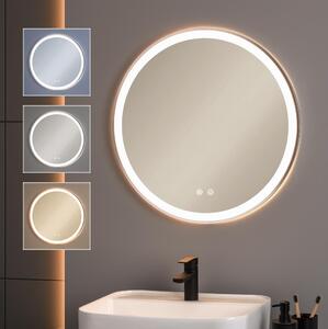 Brilagi-LED stmievateľné vyhrievané zrkadlo s podsvietením ALU PRO LED/18W/230V pr. 60 cm IP44 matný chróm