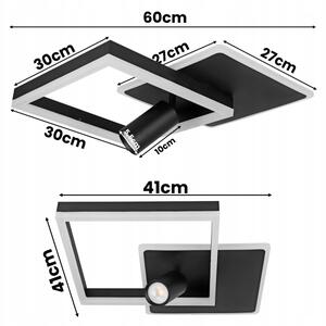 LED stropné svietidlo LED/38W/230V + 1xGU10/30W čierne