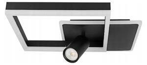 LED stropné svietidlo LED/38W/230V + 1xGU10/30W čierne