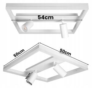 LED stropné svietidlo LED/38W/230V + 2xGU10/30W biela