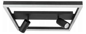 LED Stropné svietidlo LED/38W/230V + 2xGU10/30W čierna