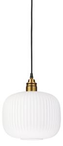 Závesný luster HECTOR 1xE27/15W/230V biela/mosadz pr. 25 cm