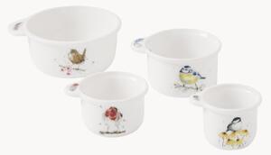 Odmerky z jemného kostného porcelánu Royal Worcester, 4 ks