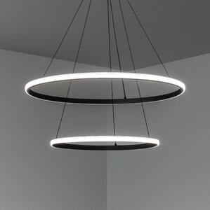 Stmievateľný LED luster s lankovým zavesením LED/55W/230V 3000-6500K priemer 60 cm + diaľkové ovládanie