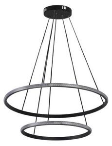 Stmievateľný LED luster s lankovým zavesením LED/55W/230V 3000-6500K priemer 60 cm + diaľkové ovládanie