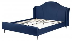 Hector Čalúnená posteľ Sunrest 160x200 cm tmavo modrá