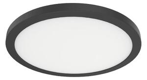 LED stropné svietidlo EVORA LED/18W/230V 3000/4000/6000K priemer 22,5 cm čierna