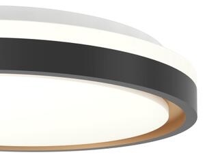 Eglo 300684-LED RGBW stmievateľné stropné svietidlo MALERAMARA-Z LED/14W/230V čierna/zlatá+DO