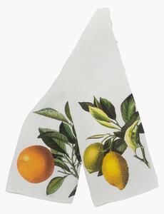Ľanové kuchynské utierky Orange & Lemon, 2 ks